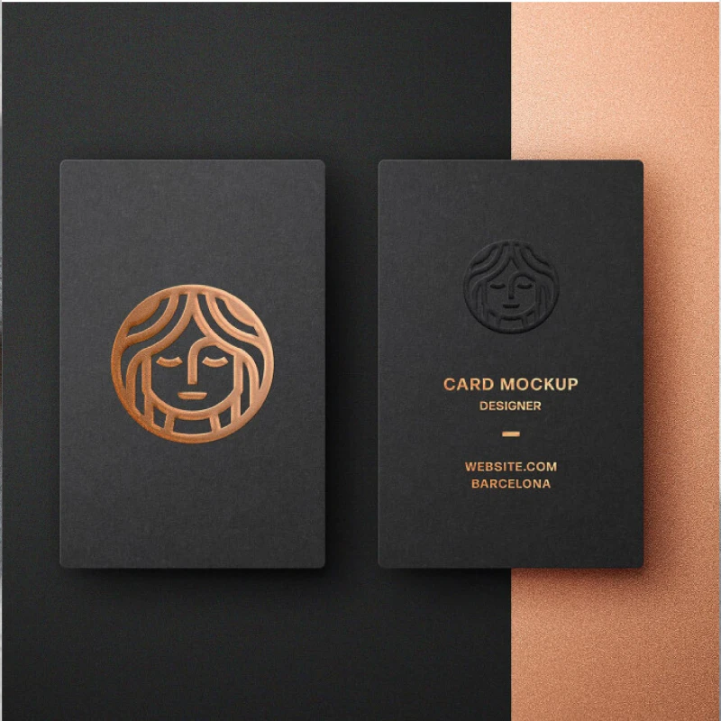 Business Card Gold foiling