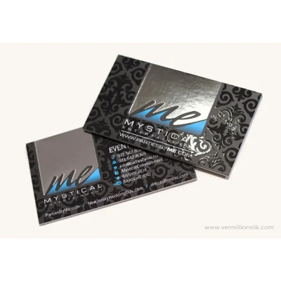 Business Card Silver Foil UV