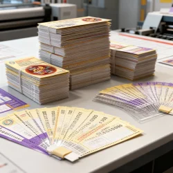 Coupon With Numbers Printing